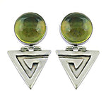 Load image into Gallery viewer, Silver Geometric Earrings for Women | Statement Jewelry Gift
