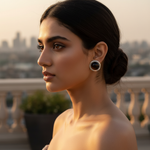 Load image into Gallery viewer, Tiger Eye Stud Earrings | Gemstone Jewelry for Women
