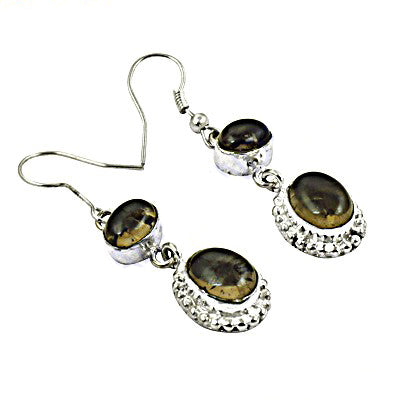 925 Silver Gemstone Drop Earrings for Women | Dangle Earrings