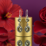 Load image into Gallery viewer, 925 Silver Smoky Quartz Drop Earrings for Women | Gemstone Jewelry
