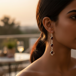 Load image into Gallery viewer, 925 Silver Garnet Drop Earrings for Women | Gemstone Jewelry
