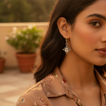 Load image into Gallery viewer, 925 Silver Gemstone Drop Earrings for Women | Dangle Earrings
