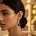 Load image into Gallery viewer, 925 Sterling Silver Purple Gemstone Earrings for Women
