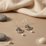 Load image into Gallery viewer, 925 Sterling Silver Pearl Drop Earrings | For Women
