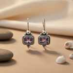 Load image into Gallery viewer, 925 Silver Amethyst Earrings for Women | Gemstone Jewelry
