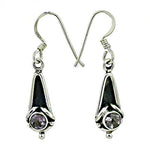 Load image into Gallery viewer, 925 Silver Amethyst Drop Earrings for Women | Dangle Jewelry
