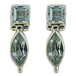 Load image into Gallery viewer, 925 Silver Blue Gemstone Earrings for Women | Dangle Earrings
