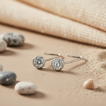 Load image into Gallery viewer, Silver Dangle Drop Earrings with Clear CZ | Women's Jewelry Gift
