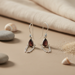 Load image into Gallery viewer, 925 Silver Teardrop Gemstone Earrings for Women | Gift
