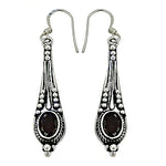 Load image into Gallery viewer, 925 Silver Black Onyx Dangle Earrings for Women | Gift

