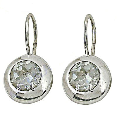 925 Silver Cubic Zirconia Dangle Earrings for Women