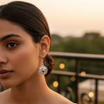 Load image into Gallery viewer, 925 Silver Garnet Earrings for Women | Dangle Earrings
