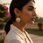 Load image into Gallery viewer, Silver Clear Crystal Earrings | Women's Elegant Jewelry
