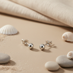 Load image into Gallery viewer, 925 Silver Ball Stud Earrings for Women | Daily Wear Jewelry
