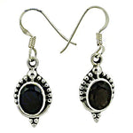 Load image into Gallery viewer, 925 Silver Black Onyx Oval Earrings for Women | Gift Jewelry

