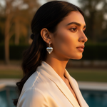 Load image into Gallery viewer, 925 Silver Heart Drop Earrings for Women | Dangle Jewelry
