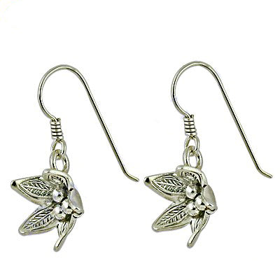 925 Silver Flower Drop Earrings | Sterling Silver Jewelry