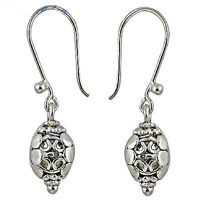 925 Silver Filigree Drop Earrings | Women's Daily Wear Jewelry