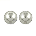 Load image into Gallery viewer, Silver Ball Stud Earrings | Round Silver Earrings for Women
