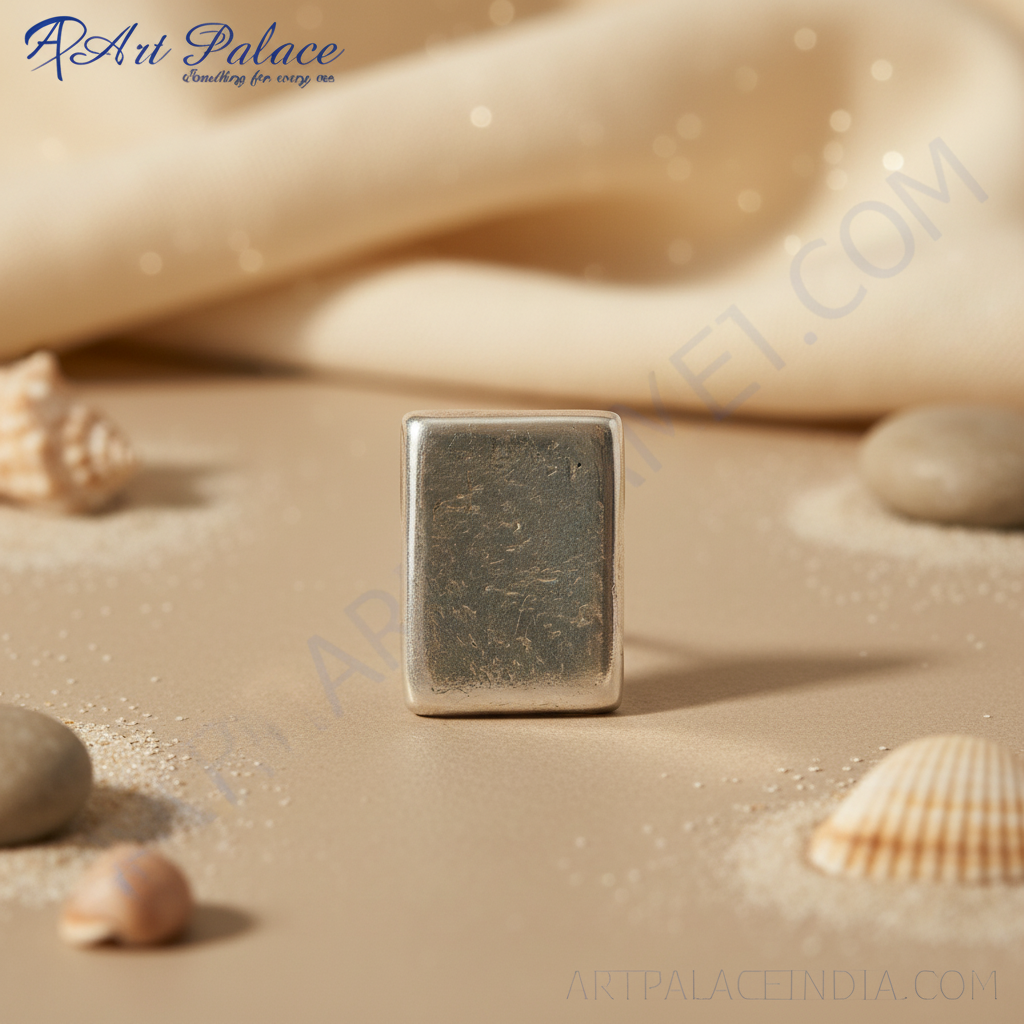 Silver Rectangular Stud Earrings | Everyday Jewelry