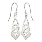 Load image into Gallery viewer, 925 Silver Celtic Knot Drop Earrings for Women | Dangle Earrings
