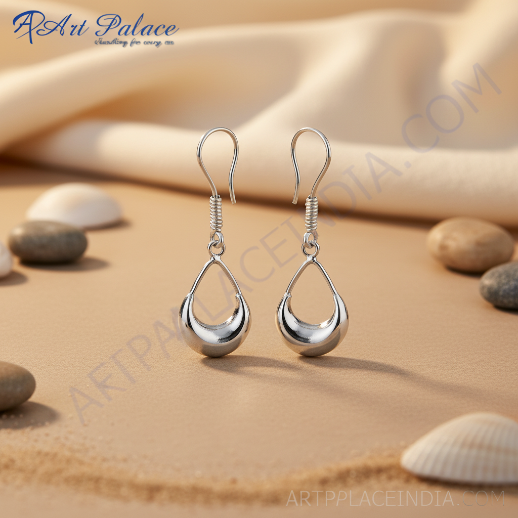 925 Silver Teardrop Earrings for Women | Dangle Earrings Gift