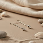 Load image into Gallery viewer, 925 Silver Ball Drop Earrings for Women | Dainty Jewelry
