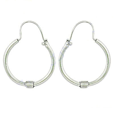 925 Silver Hoop Earrings for Women | Daily Wear Jewelry