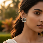 Load image into Gallery viewer, 925 Silver Rose Flower Stud Earrings | Women's Jewelry Gift
