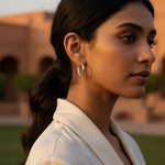 Load image into Gallery viewer, Silver Hoop Earrings for Women | Daily Wear Jewelry
