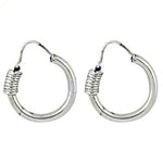 Load image into Gallery viewer, Silver Hoop Earrings for Women | Daily Wear Jewelry
