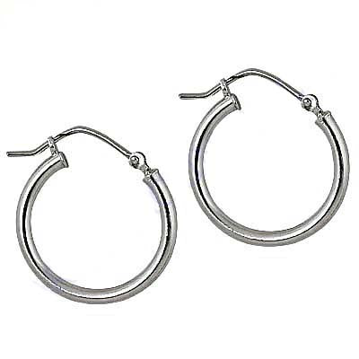 925 Silver Hoop Earrings for Women | Classic Daily Wear Jewelry