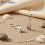 Load image into Gallery viewer, 925 Silver Teardrop Earrings for Women | Daily Wear Jewelry
