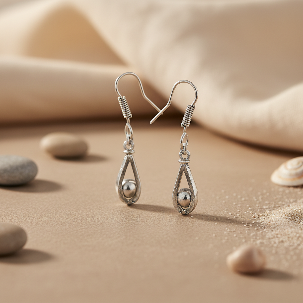 925 Silver Teardrop Earrings for Women | Daily Wear Jewelry