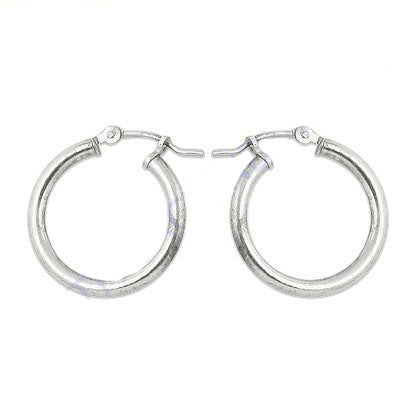 925 Silver Hoop Earrings for Women | Classic Daily Wear Jewelry