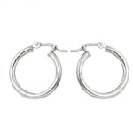 Load image into Gallery viewer, 925 Silver Hoop Earrings for Women | Classic Daily Wear Jewelry
