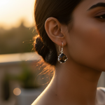 Load image into Gallery viewer, 925 Silver Smoky Quartz Earrings for Women | Dangle Earrings
