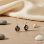Load image into Gallery viewer, 925 Silver Smoky Quartz Earrings for Women | Dangle Earrings
