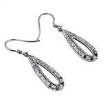 Load image into Gallery viewer, 925 Silver Cubic Zirconia Teardrop Earrings for Women

