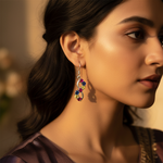 Load image into Gallery viewer, 925 Silver Gemstone Drop Earrings for Women | Colorful Jewelry
