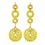 Load image into Gallery viewer, gold plating Diamond Dangle Earrings | Luxury Jewelry for Women
