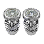 Load image into Gallery viewer, Silver Oval Cut Cubic Zirconia Earrings for Women | Elegant Jewelry
