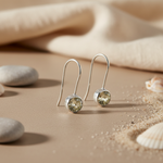 Load image into Gallery viewer, 925 Silver Gemstone Drop Earrings for Women | Daily Wear
