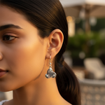 Load image into Gallery viewer, 925 Silver Cubic Zirconia Dangle Earrings for Women
