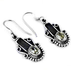 Load image into Gallery viewer, 925 Silver Green Amethyst Earrings for Women | Dangle Jewelry
