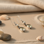 Load image into Gallery viewer, 925 Silver Citrine &amp; Pearl Drop Earrings for Women | Gift
