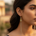 Load image into Gallery viewer, 925 Silver Citrine Drop Earrings for Women | Dangle Earrings
