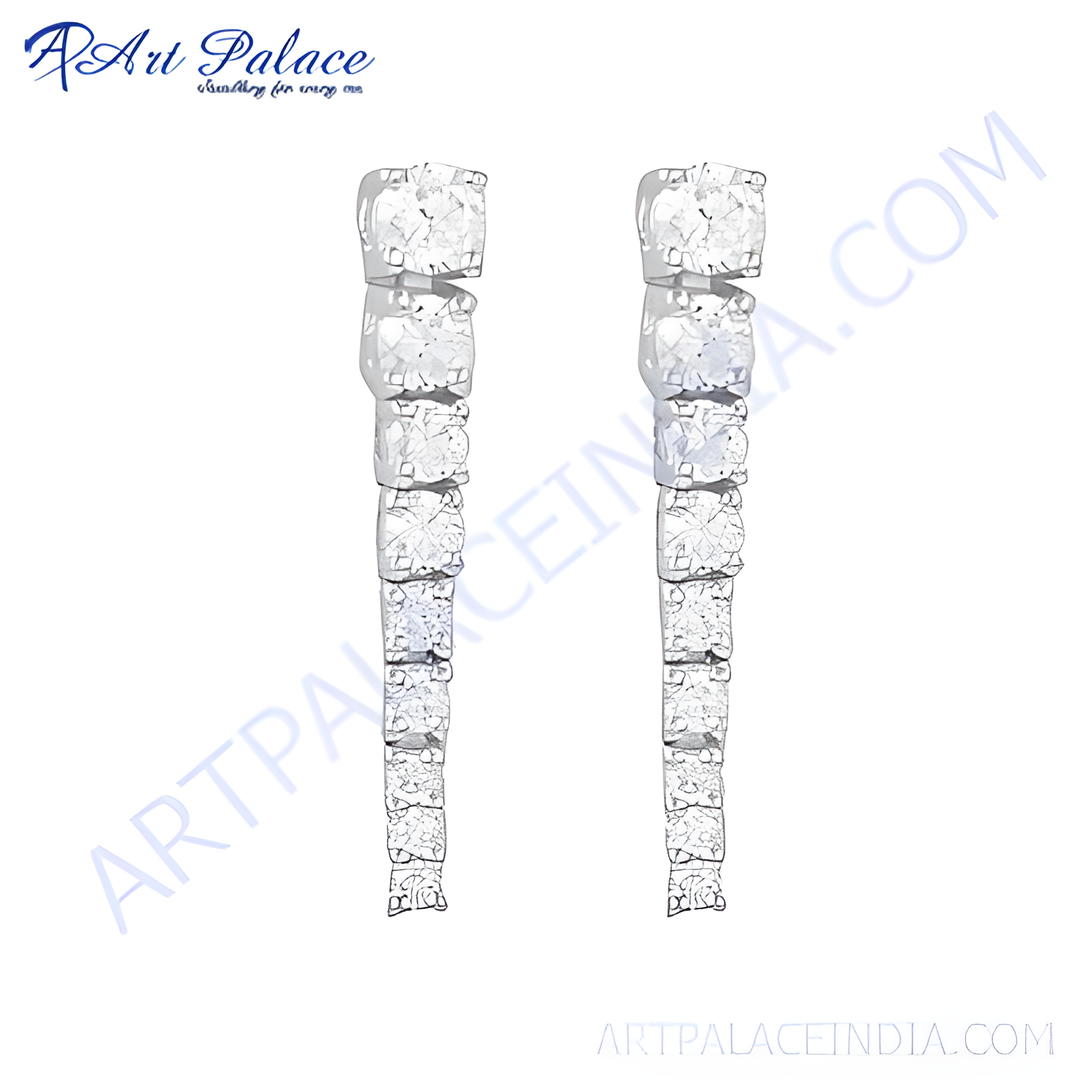 Diamond Drop Earrings for Women | Dangle Earrings Gift