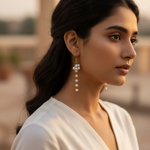 Load image into Gallery viewer, Pearl Drop Earrings | Elegant Jewelry for Women | Gift

