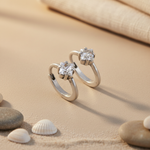 Load image into Gallery viewer, Silver Cubic Zirconia Toe Rings for Women | Fashion Jewelry
